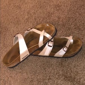 Birkenstock sandals! Worn a few times, indoors! 😊